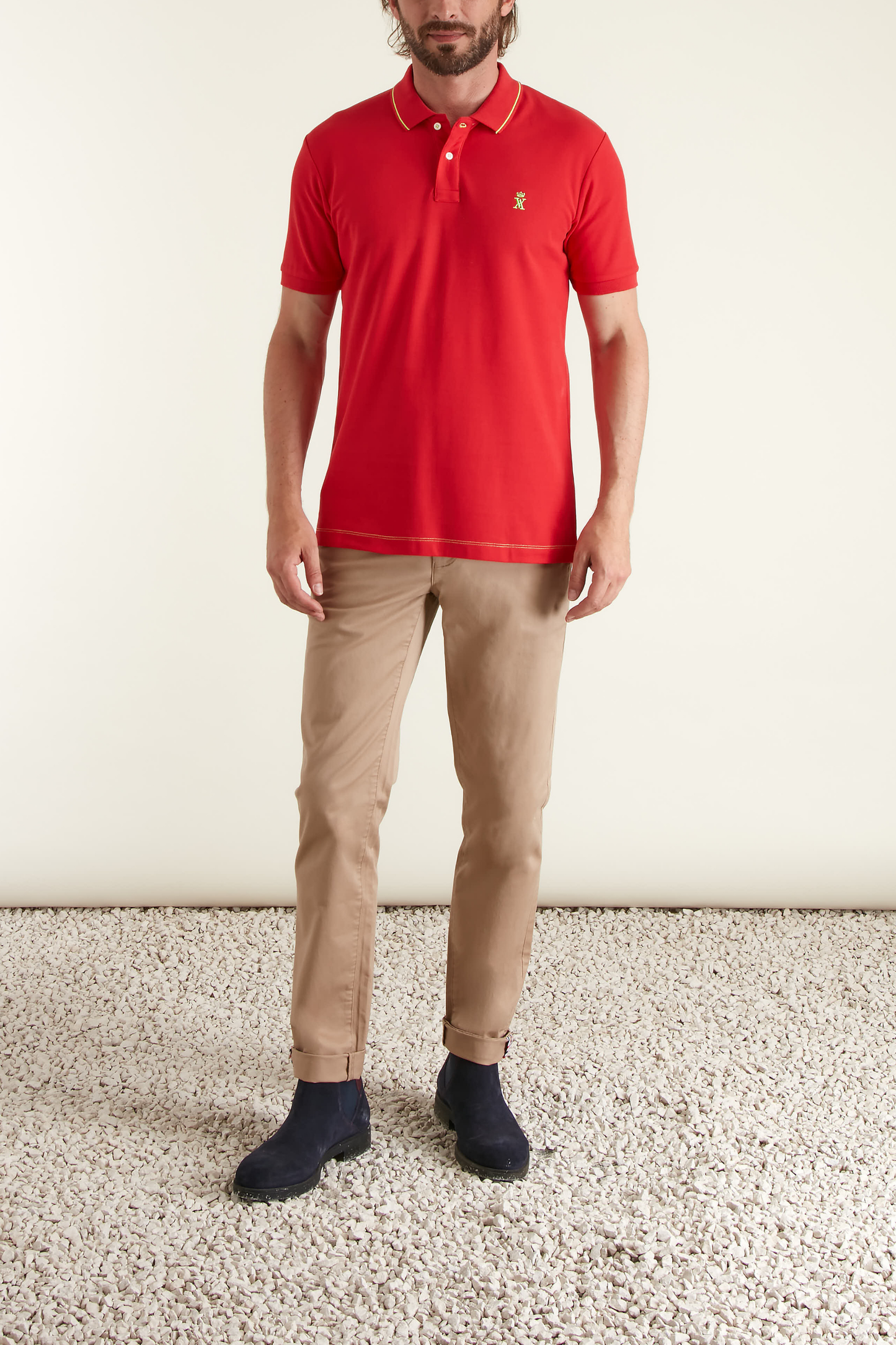 Polo à Détails Fluo