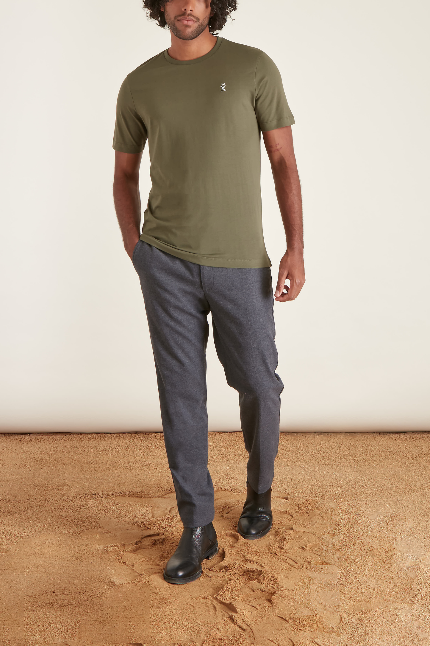 T-shirt Travis Col Rond