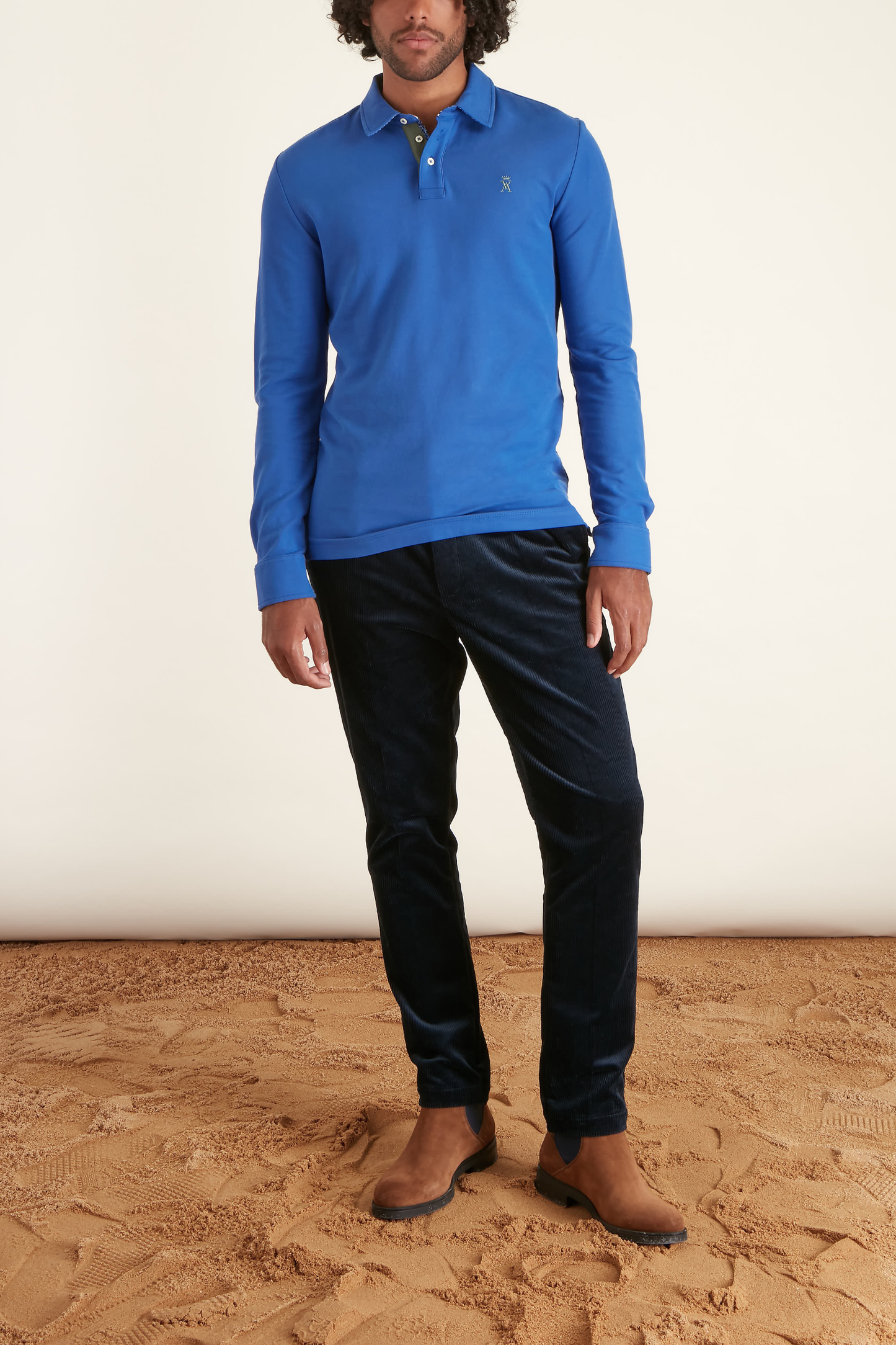 Polo à Détails Contrastés