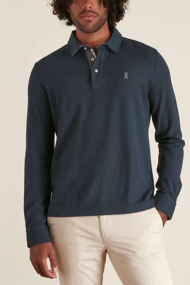 Polo à Détails Contrastés - Image principale