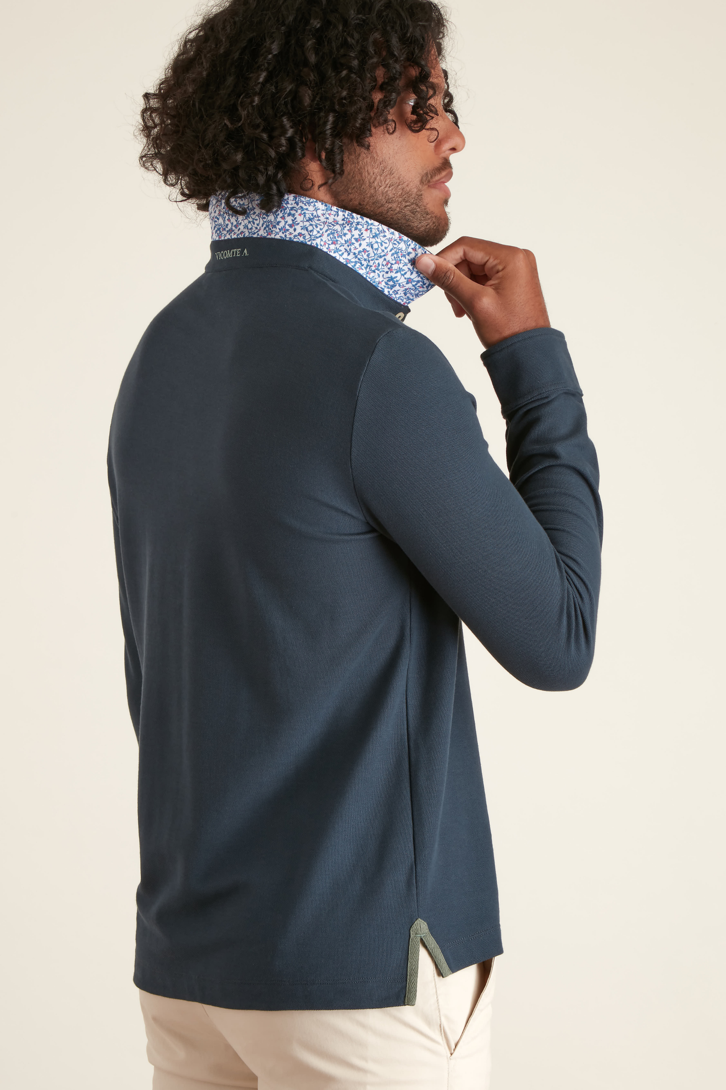 Polo à Détails Contrastés