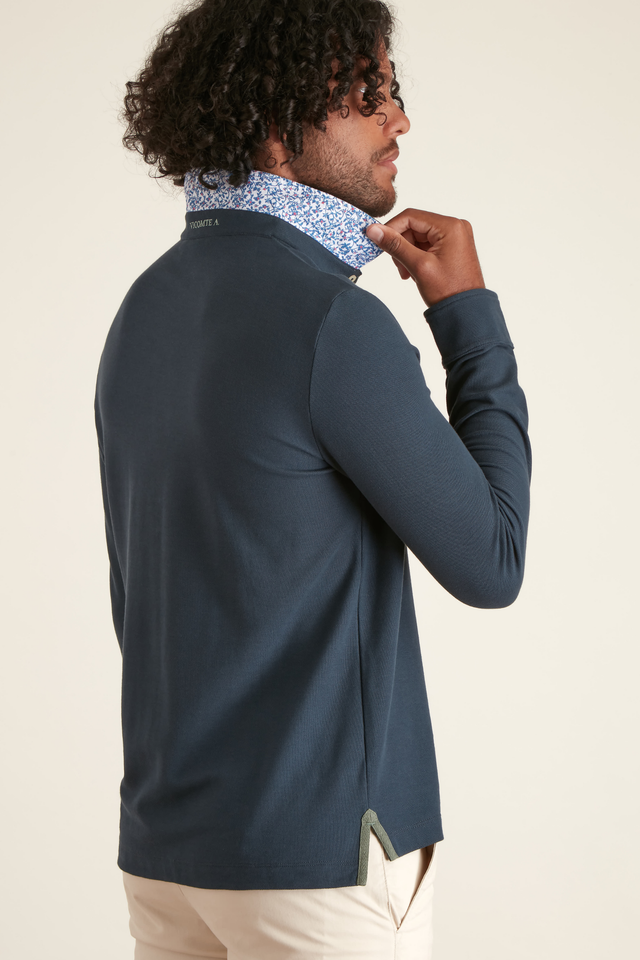 Polo à Détails Contrastés - Image principale