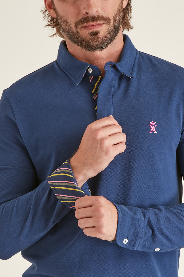 Polo à Détails Cravate - Image principale