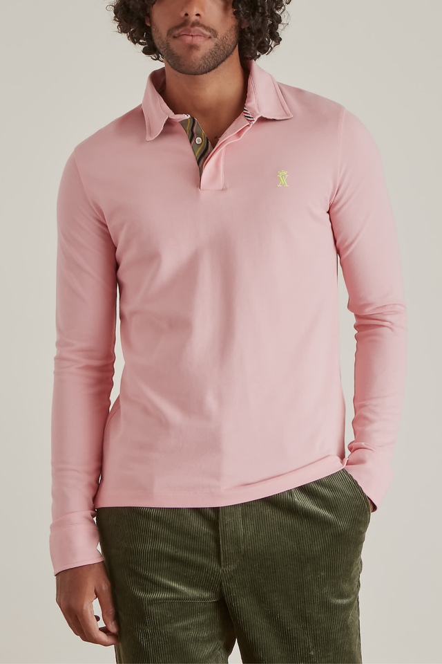 Polo à Détails Cravate - Image principale