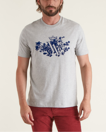 T-Shirt Floqué Vicomte A.