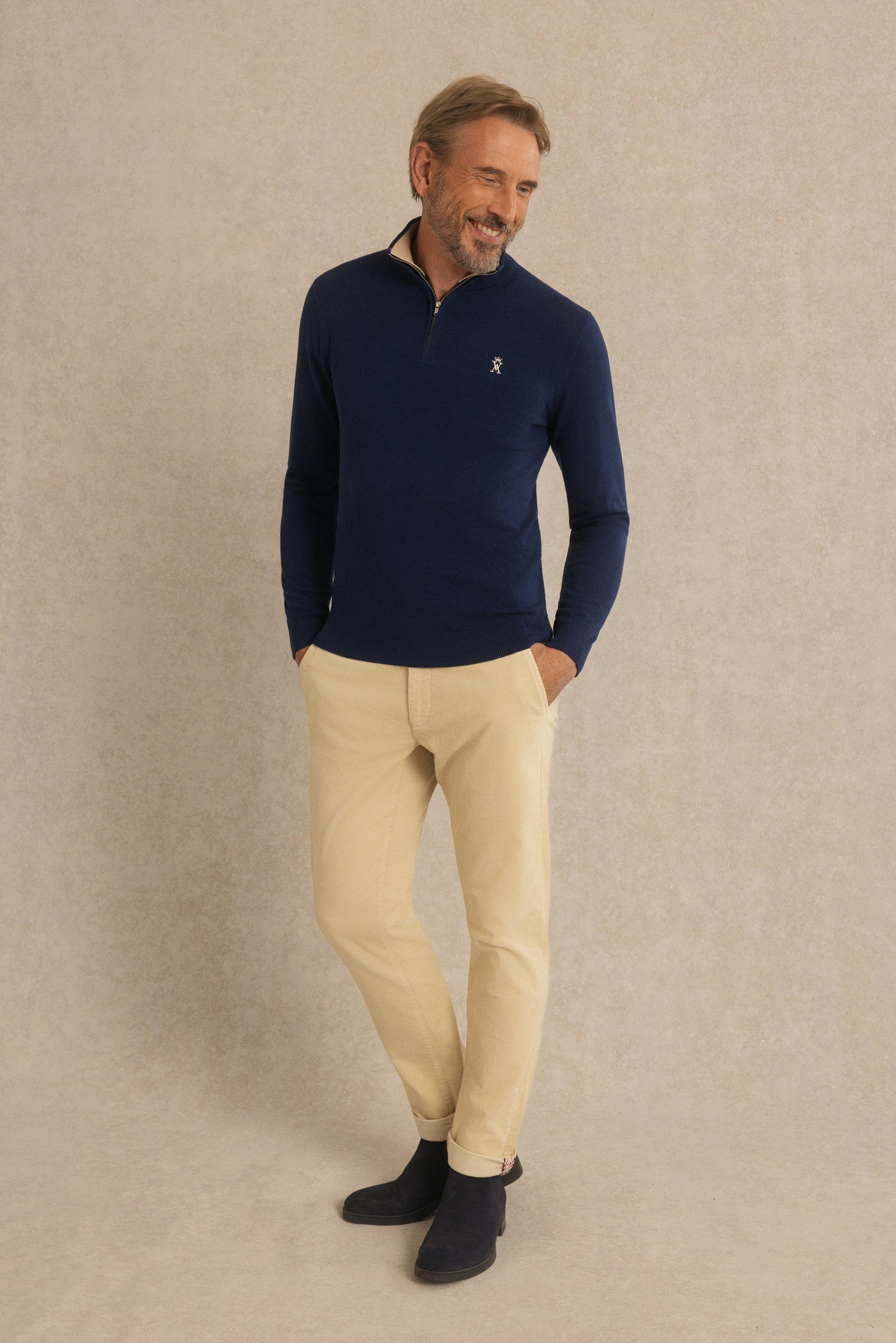 Pull Keaton Col Zippé