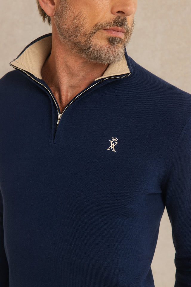 Pull Keaton Col Zippé - Image principale