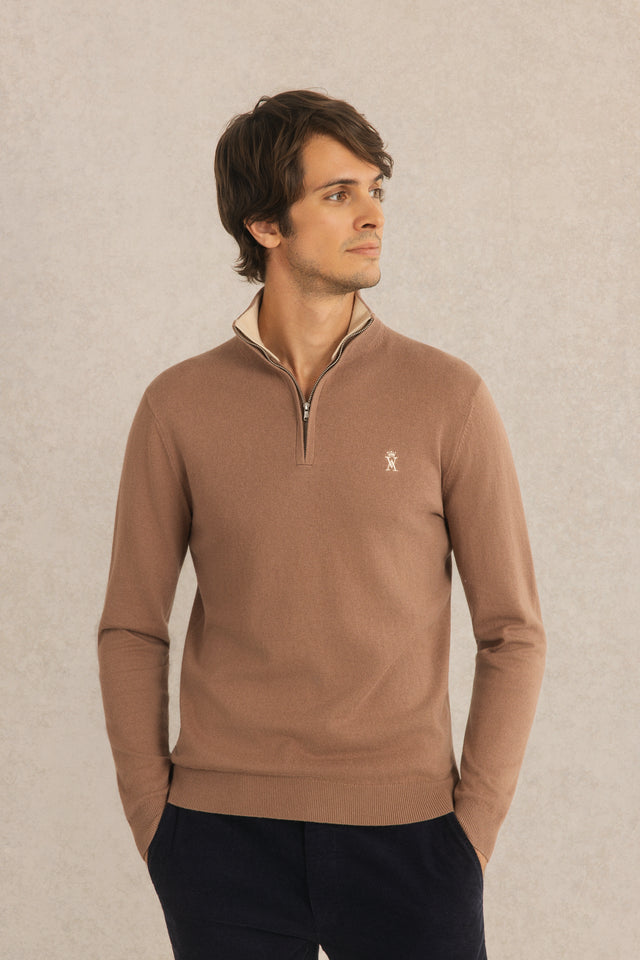 Pull Keaton Col Zippé - Image principale