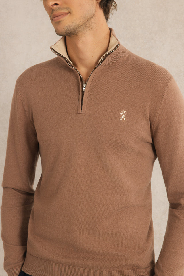 Pull Keaton Col Zippé - Image principale