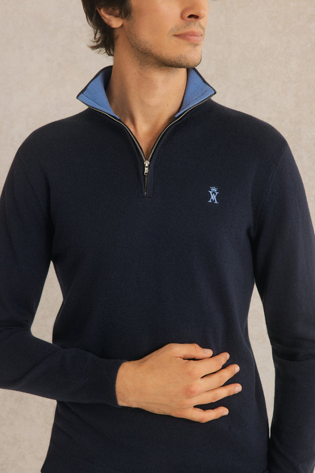 Pull Keaton Col Zippé - Image principale