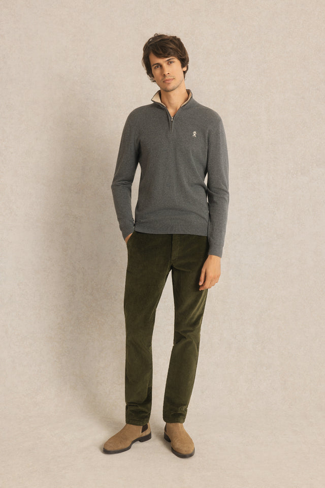Pull Keaton Col Zippé - Image principale