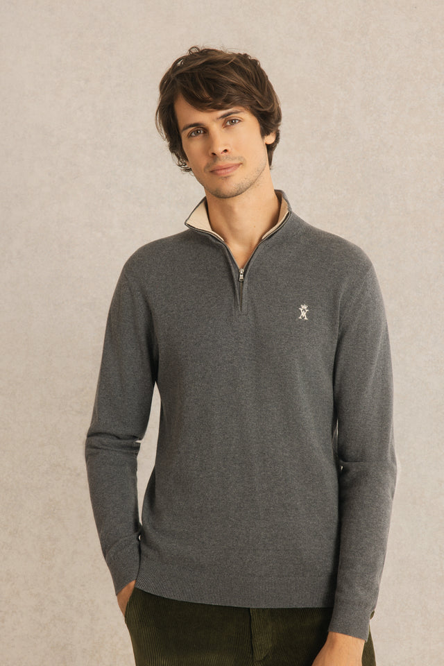 Pull Keaton Col Zippé - Image principale