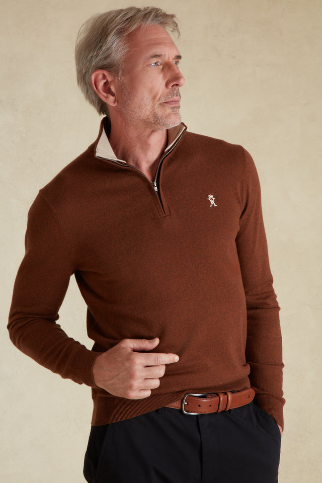 Pull Keaton Col Zippé - Image principale