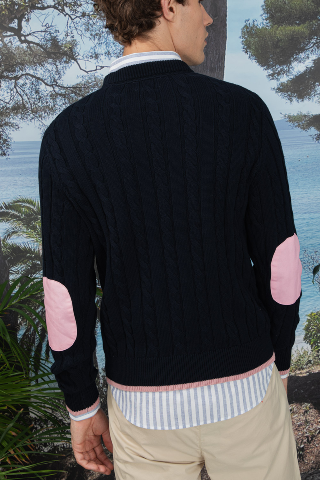 Pull Torsadé Col Rond - Image principale