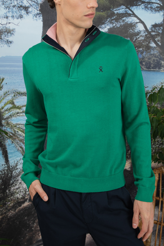 Pull Demi Zippé - Image principale