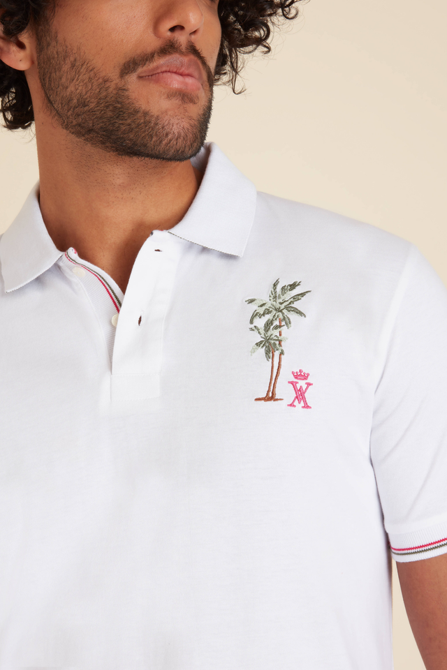 Polo à broderie Surf - Image principale
