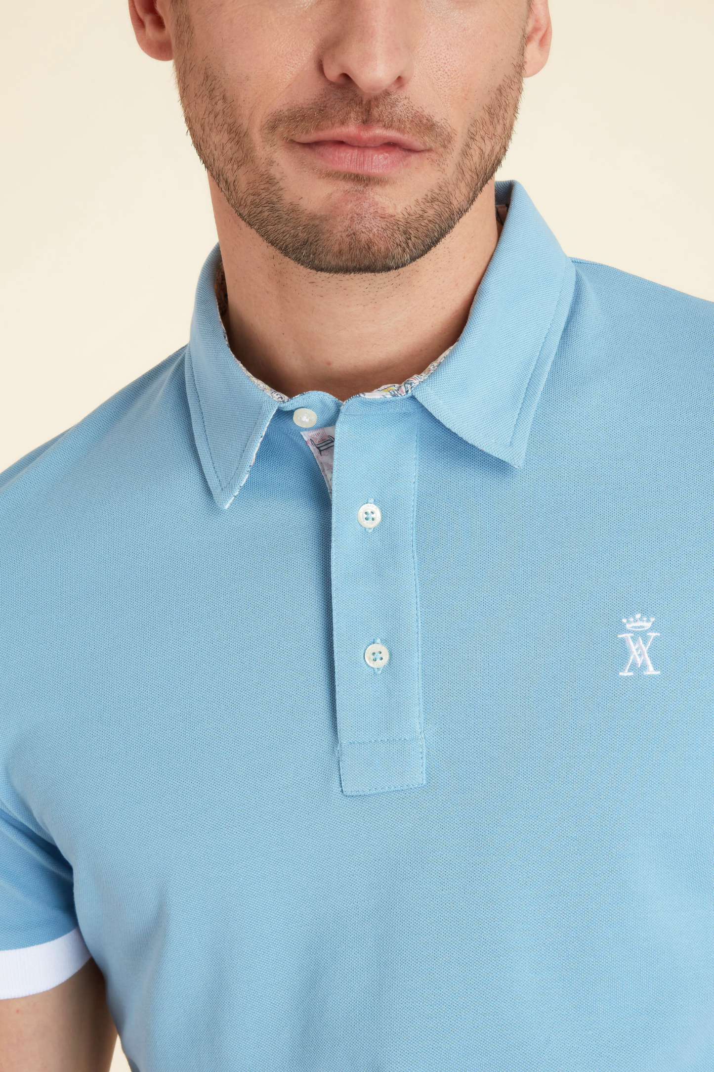 Polo à Manches courtes Bicolore