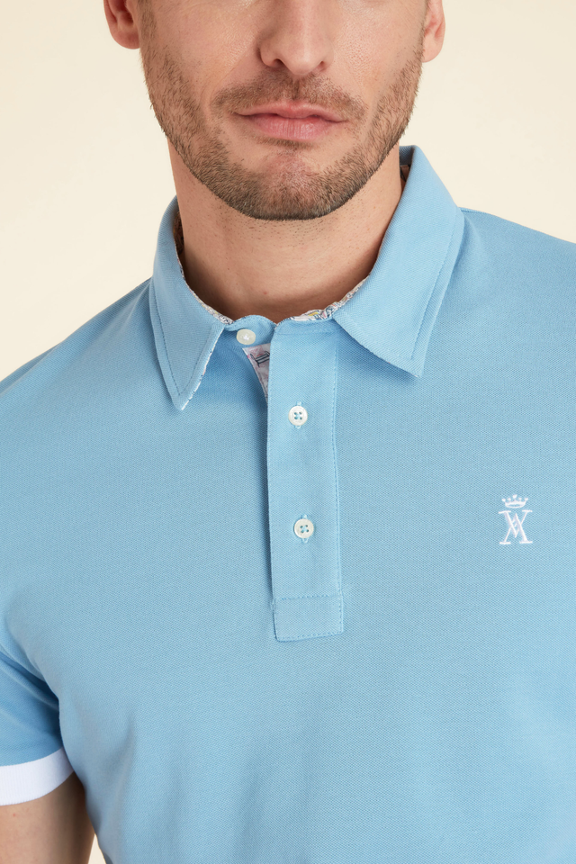 Polo à Manches courtes Bicolore - Image principale