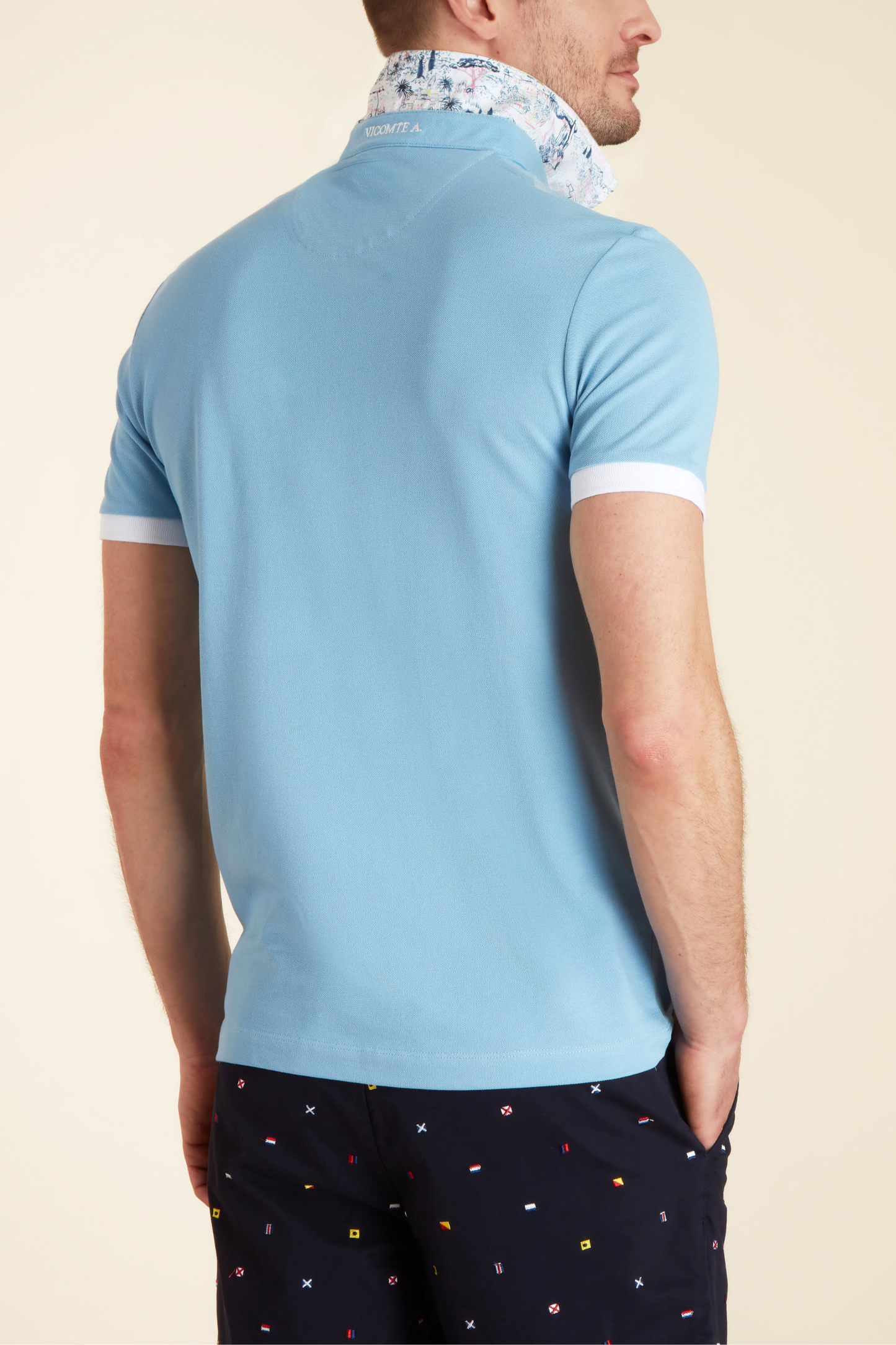 Polo à Manches courtes Bicolore