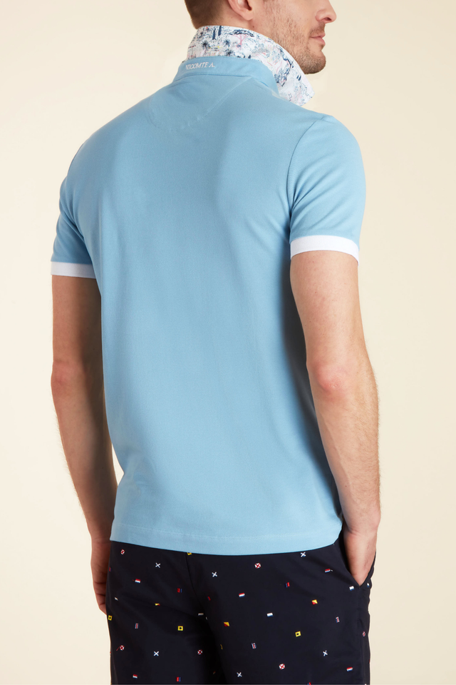Polo à Manches courtes Bicolore - Image principale