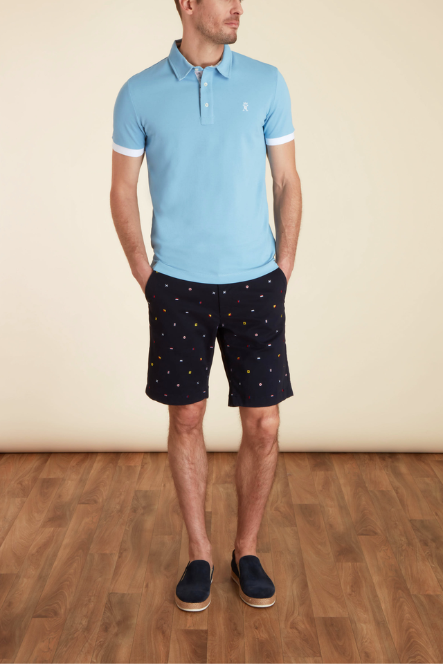 Polo à Manches courtes Bicolore - Image principale