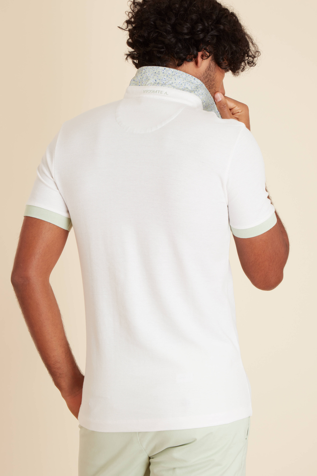 Polo à Détails Imprimé - Image principale