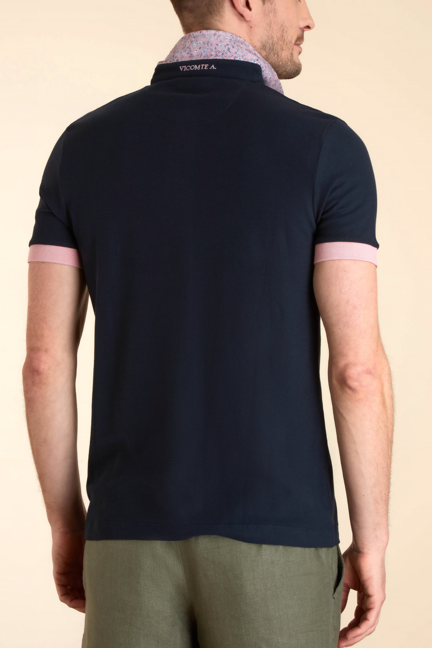 Polo à Détails Imprimé