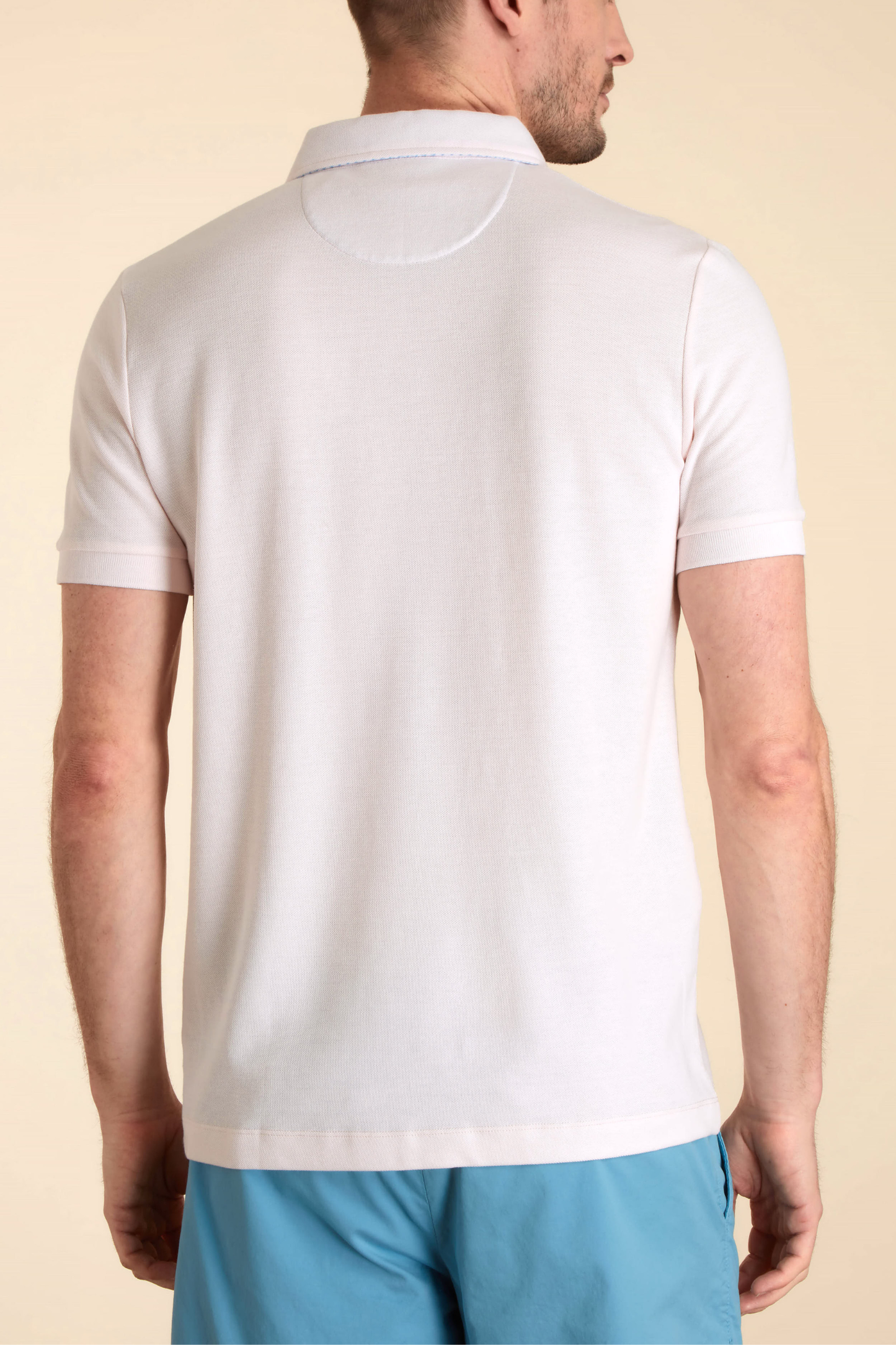 Polo à Détails Carreaux