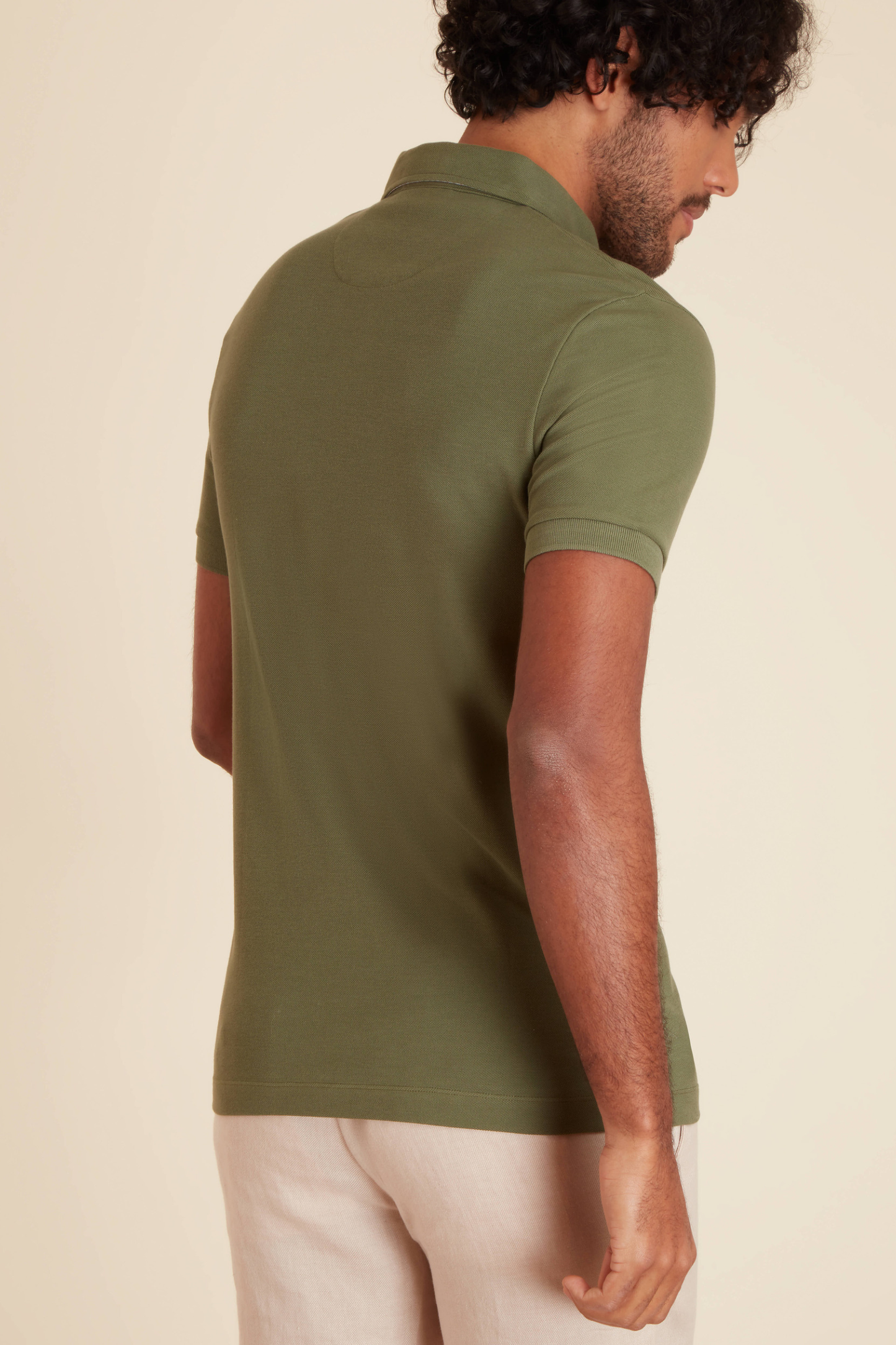 Polo à Détails Carreaux