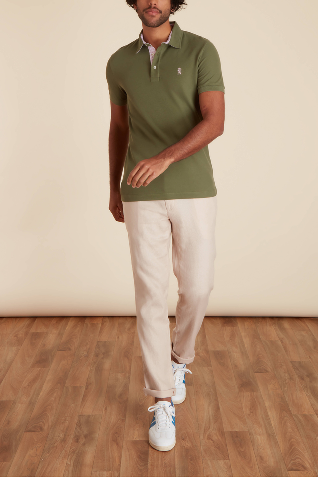 Polo à Détails Carreaux - Image principale