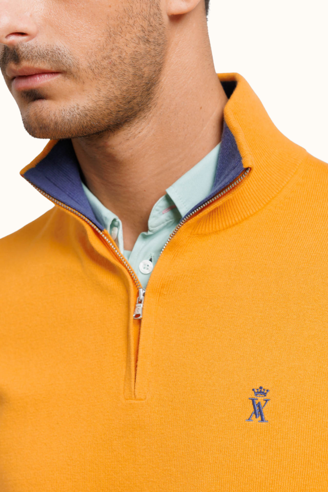 Pull Keaton Col Zippé - Image principale