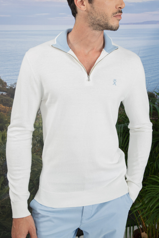 Pull Keaton Col Zippé - Image principale