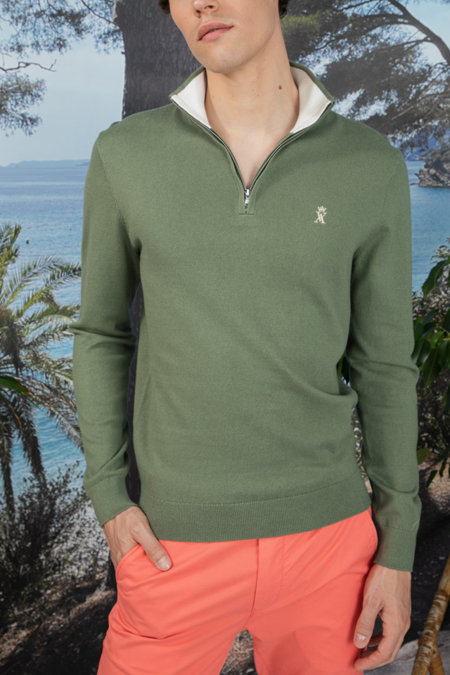 Pull Keaton Col Zippé - Image principale