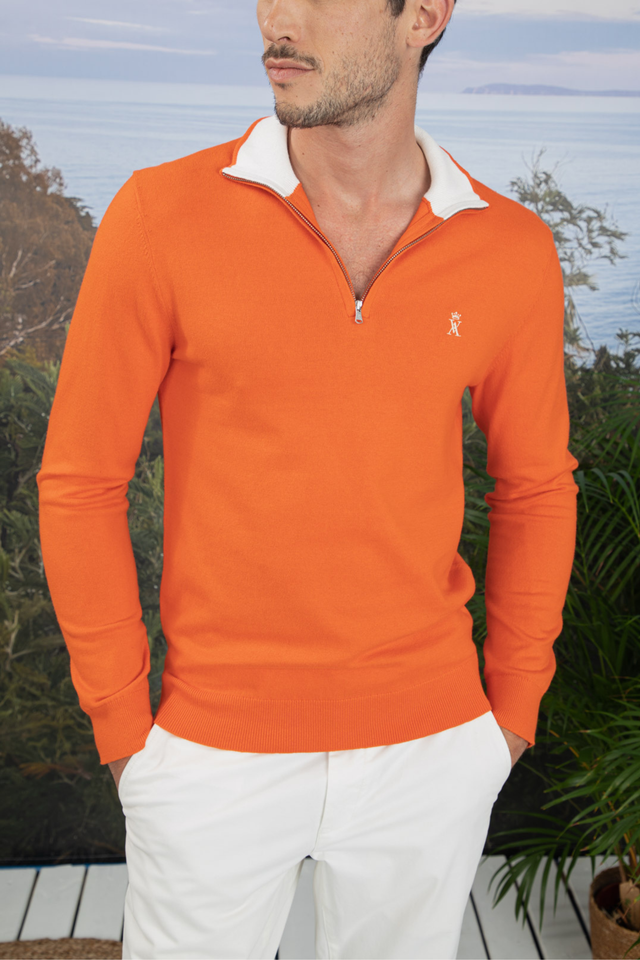 Pull Keaton Col Zippé - Image principale