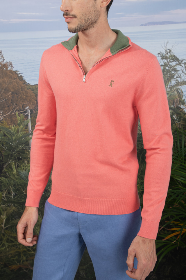 Pull Keaton Col Zippé - Image principale