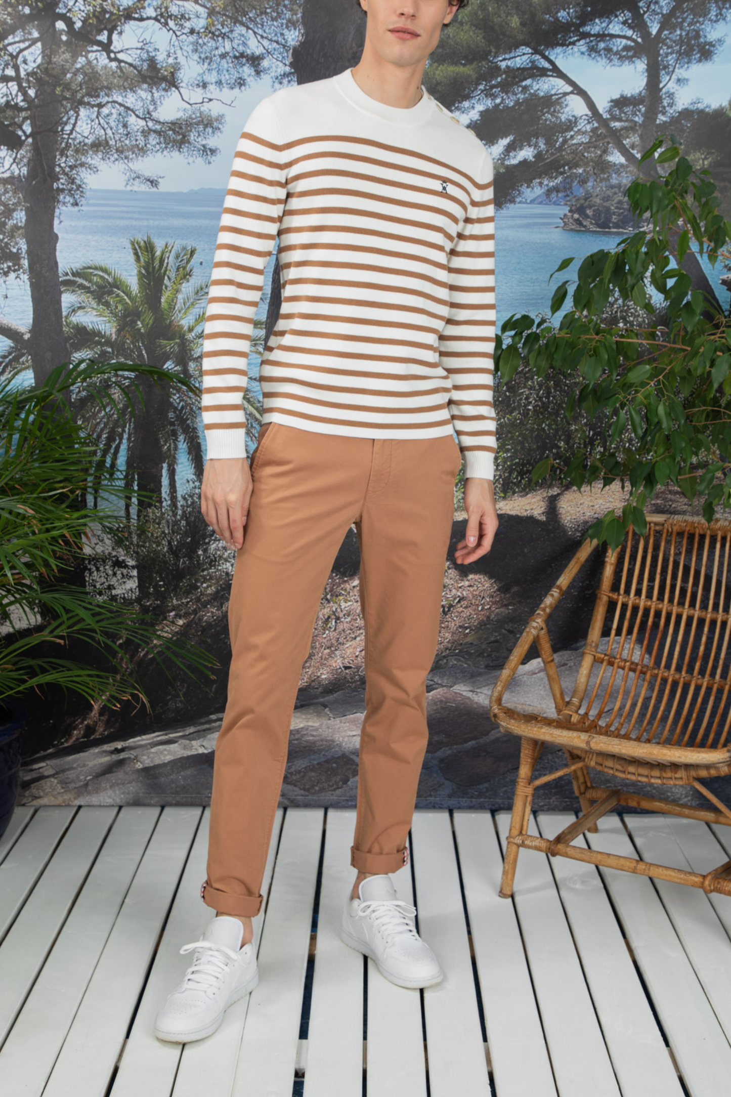 Pull Marinière Col Rond