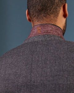 BENICIO checked wool blazer - Gray - Vicomte A