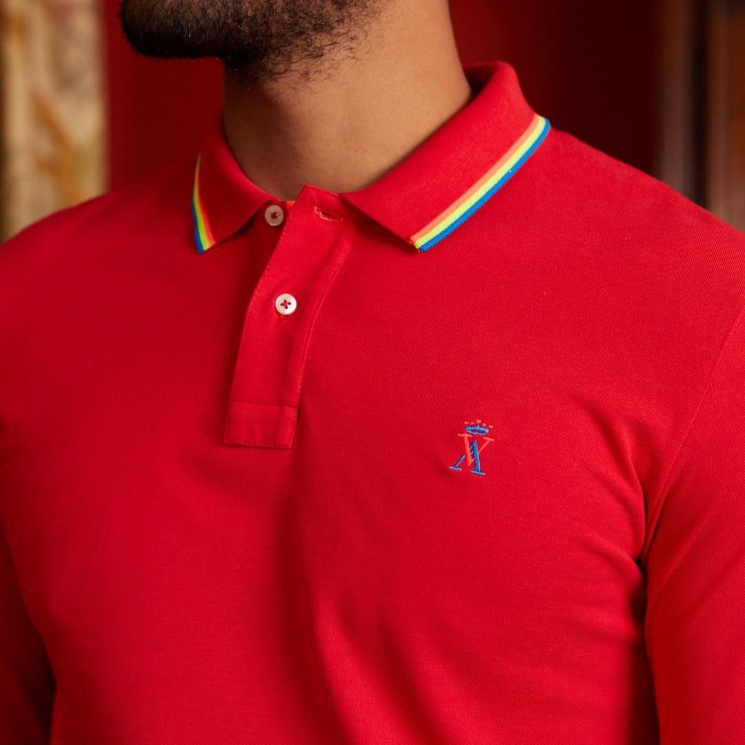 Polo 2024 rouge homme